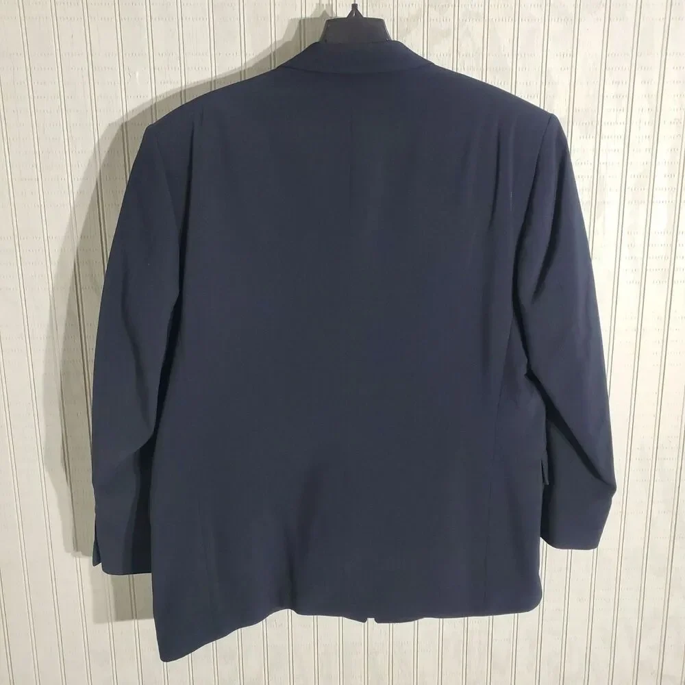 NEIL ALLYN NAVY BLUE BLAZER LONG SLEEVE POLY/WOOLSIZE 42L